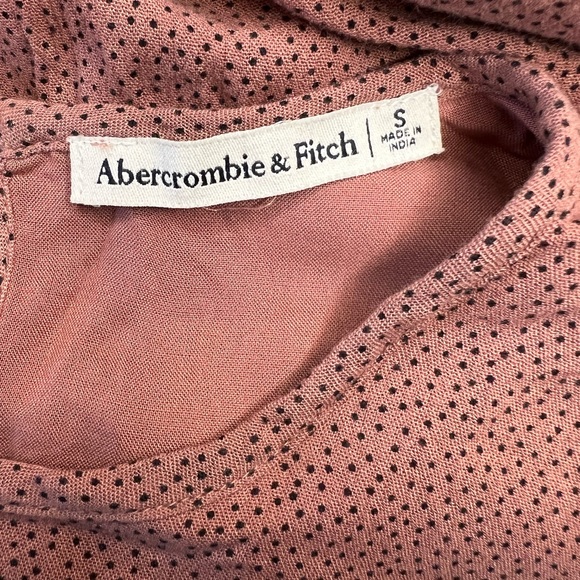 Abercrombie Smock Dress Mauve Size Small - Picture 8 of 14